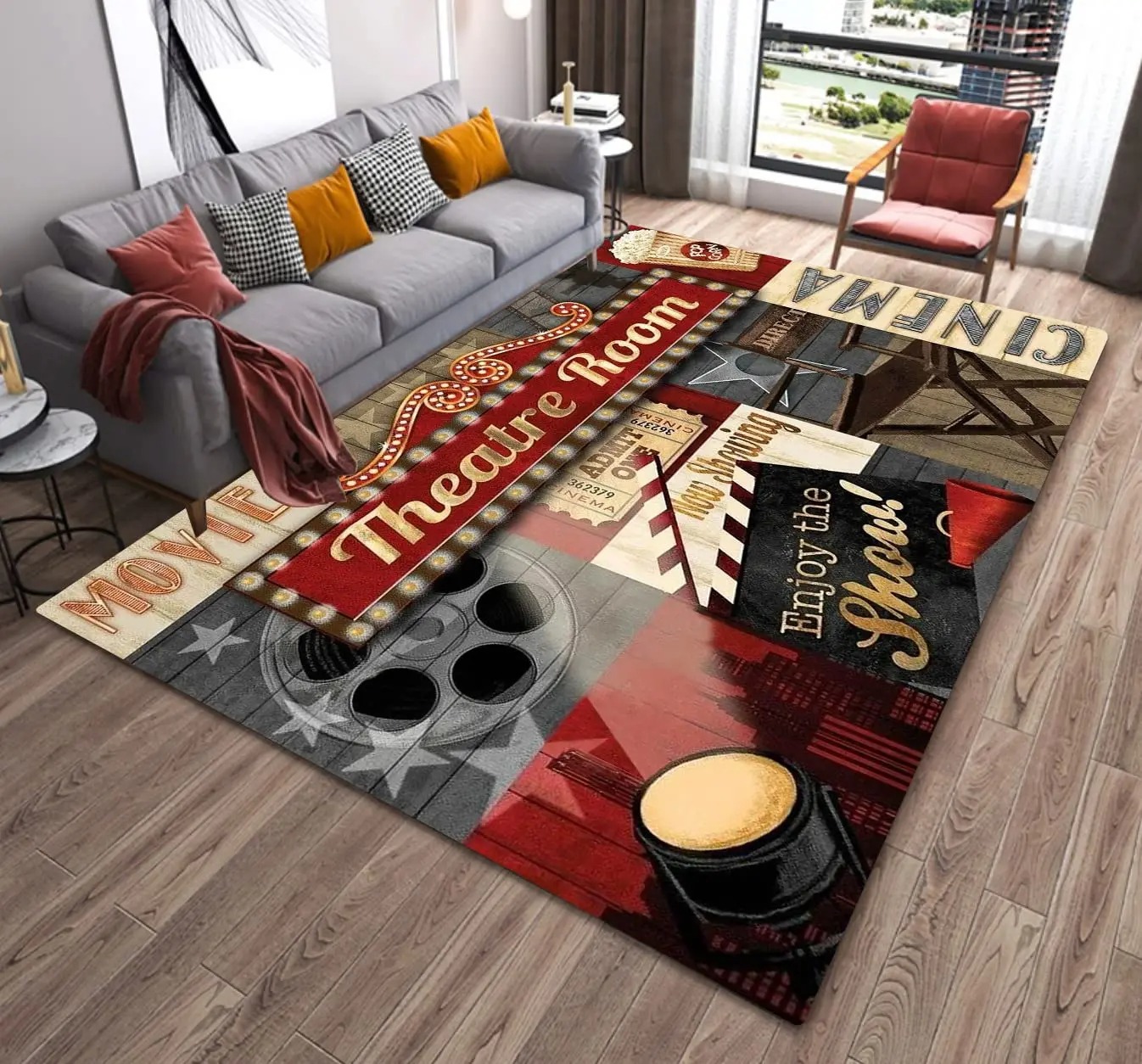 Retro cinema home cinema area  - đánh giá và giá Home Cinema Interiors