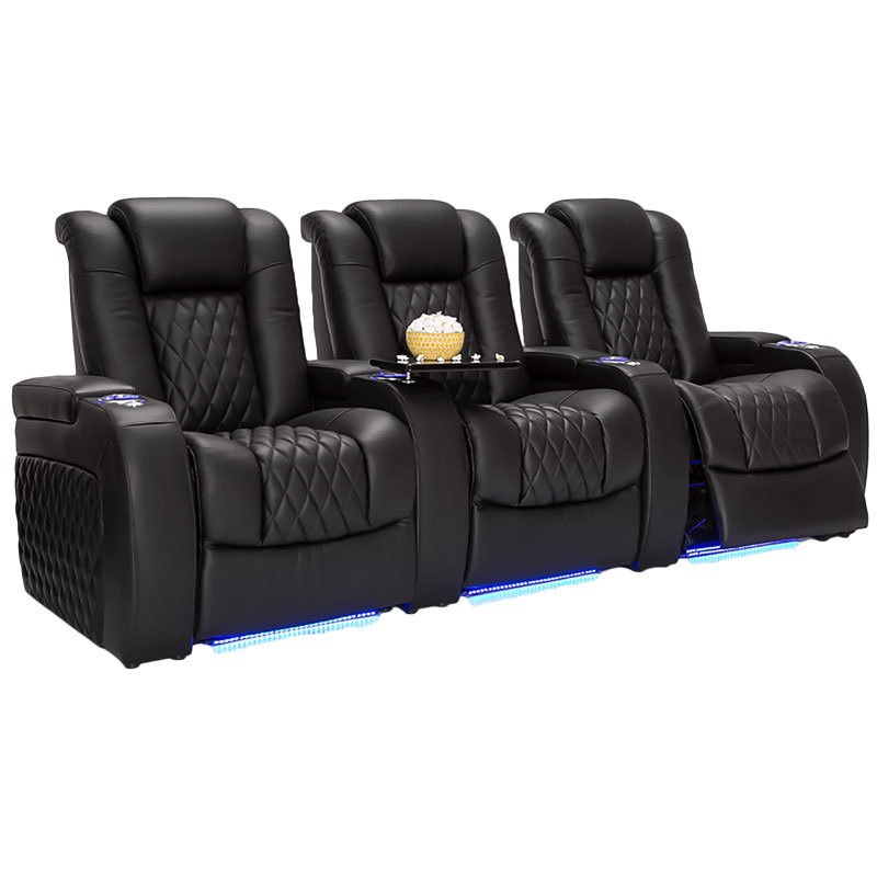 Genuine Leather Modern Home Th - đánh giá và giá Home Cinema Recliner Chairs