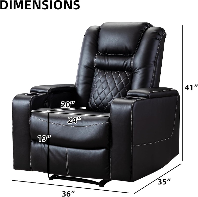 CANMOV Electric Power Recliner - đánh giá và giá Home Cinema Recliner Chairs