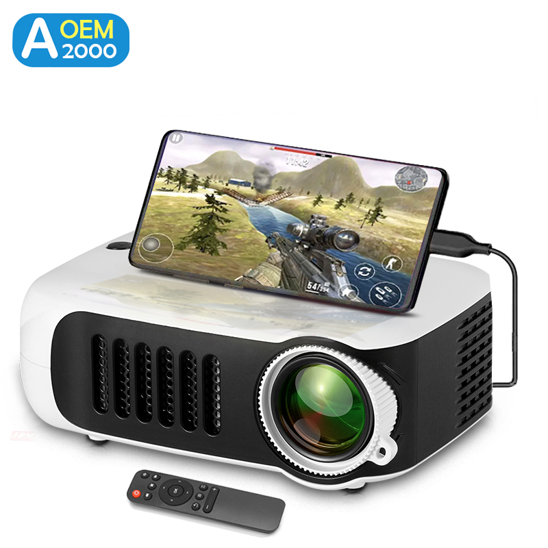 A2000 Mini Projector Portable  - đánh giá và giá Home Cinema Hdmi