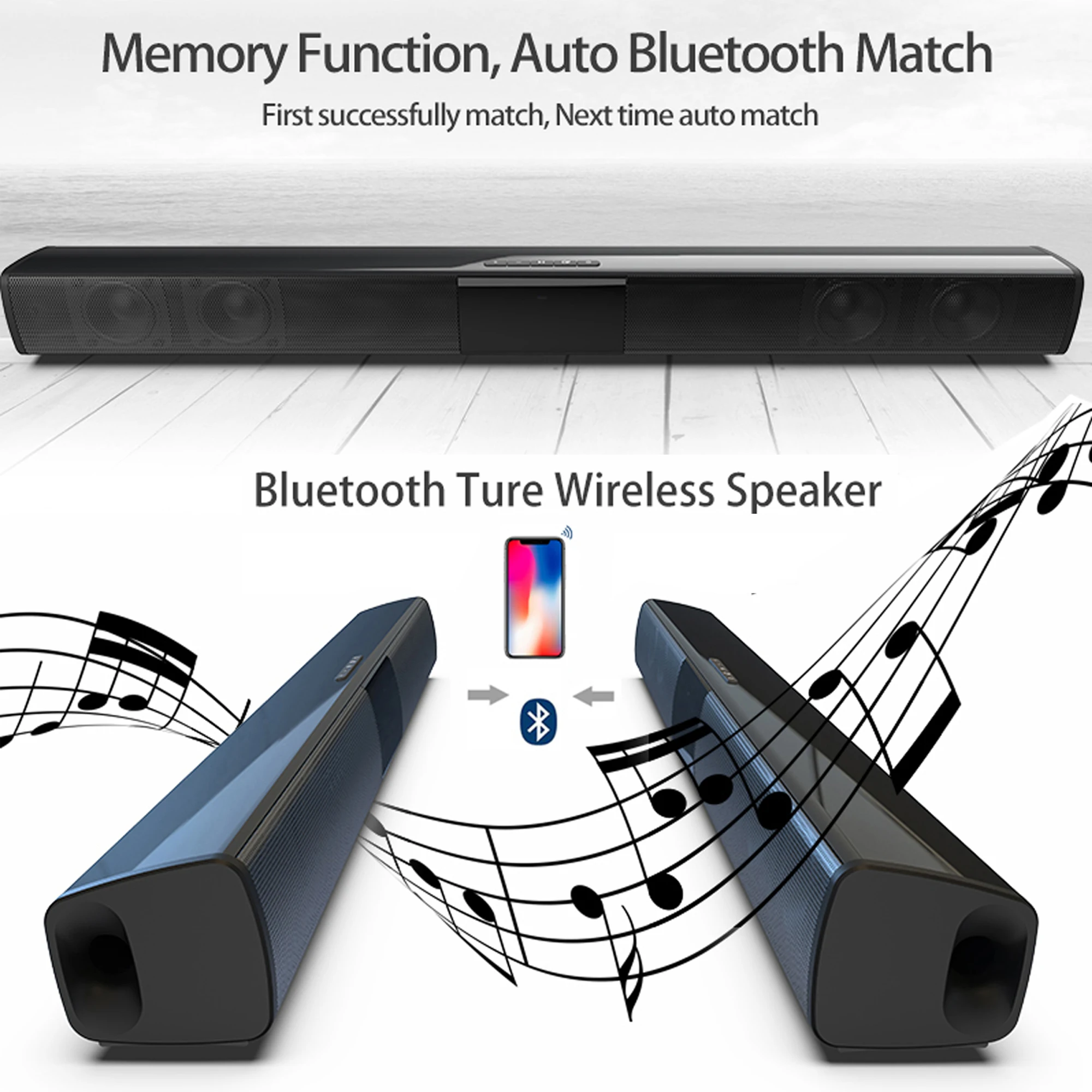 40W High Power Soundbar for TV - đánh giá và giá Home Cinema Gadgets