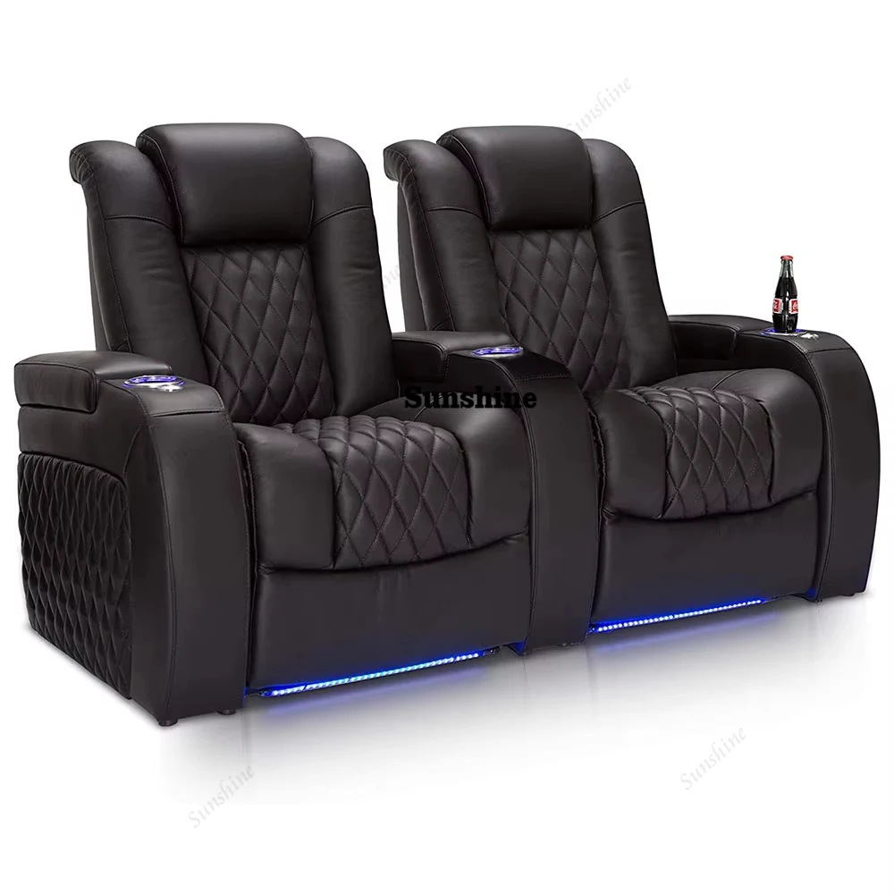 White Color 3seater Electric C - đánh giá và giá Home Cinema Interiors