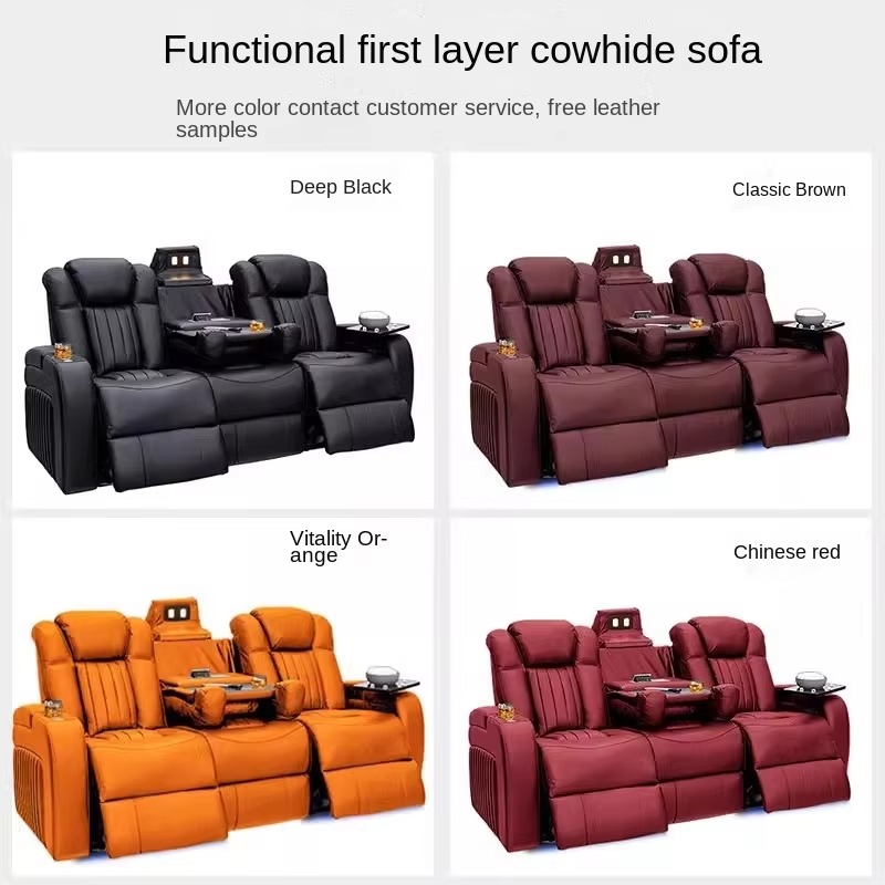 Leather Recliner Sofa Sets Pow - đánh giá và giá Home Cinema Recliner Chairs