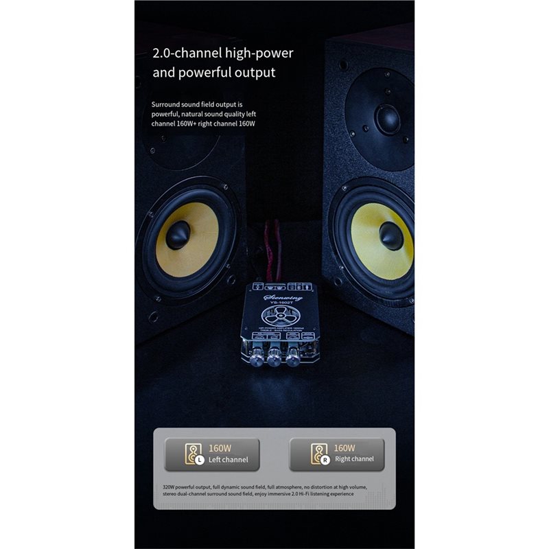 B03B-YS-1602T 2.0CH Bluetooth  - đánh giá và giá Home Cinema Bluetooth 5.1