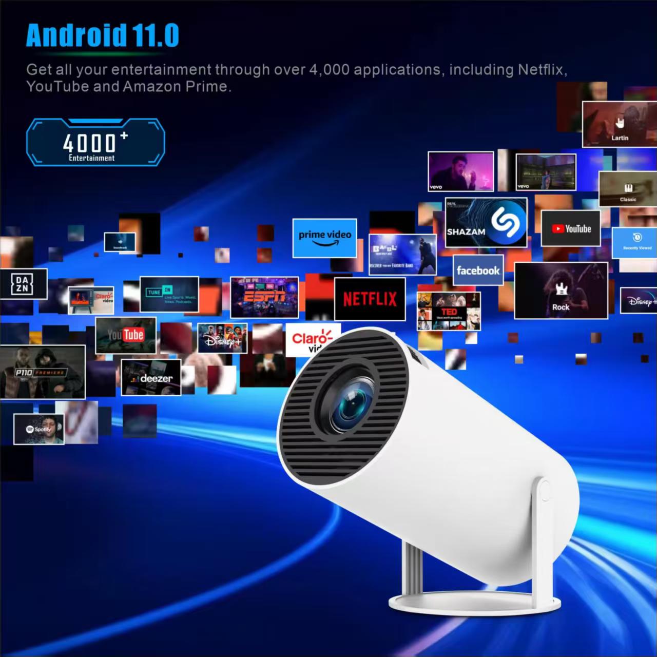 Mini HY300 Portable Projector  - đánh giá và giá Home Cinema Gadgets