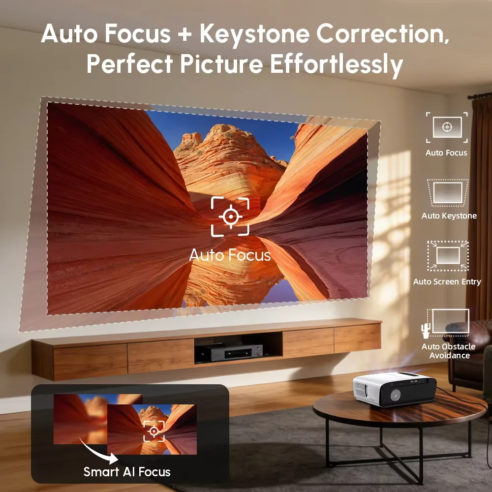 NewA9S 4k Projector Auto Focus - đánh giá và giá Home Cinema Experience
